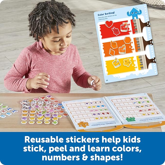 Skill Builders Smart Stickers Numbers Shap LEARNING RESOURCES LER5513